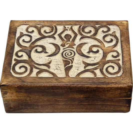 Mango Wood Box - Goddess