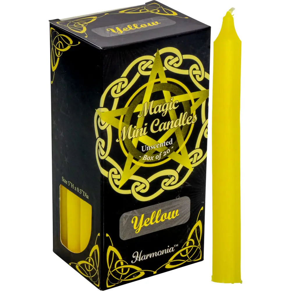 Harmonia Mini Ritual Candles - Yellow - Unscented