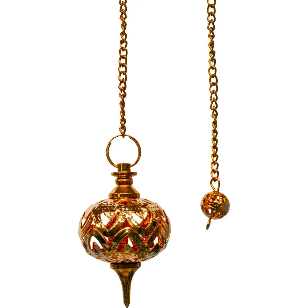 Copper Jali Pendulum