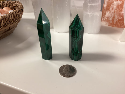 Malachite Obelisk Point - Medium