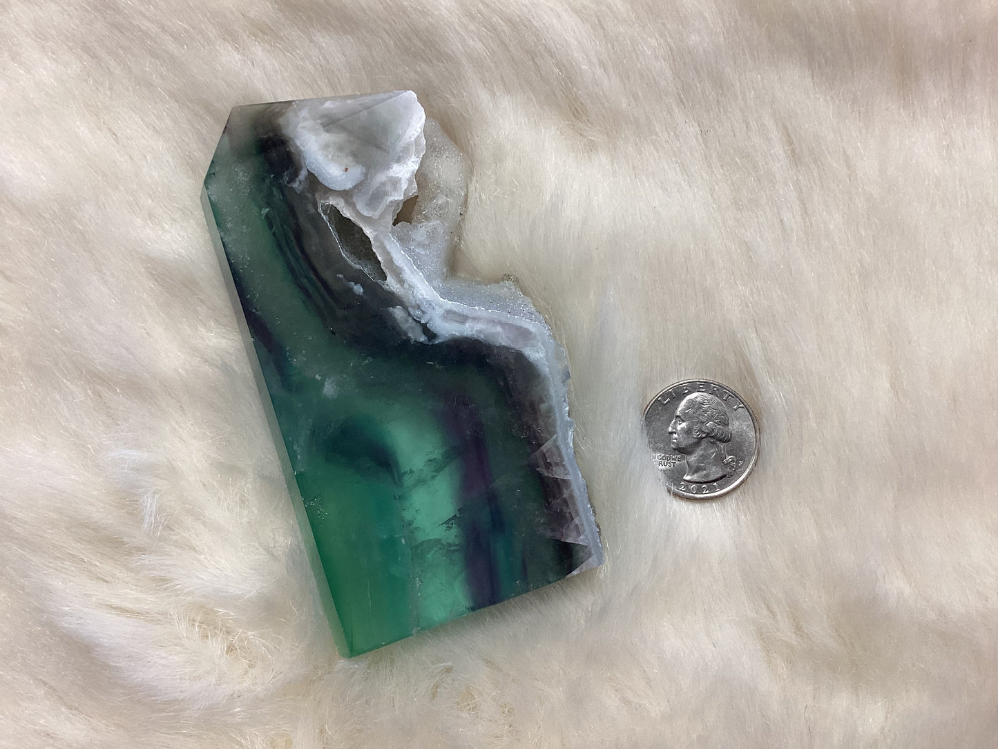 Fluorite Obelisk Point - Large