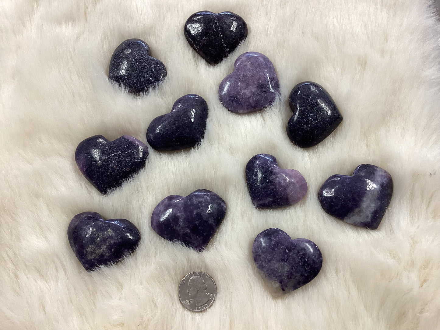 Lepidolite Heart - Small
