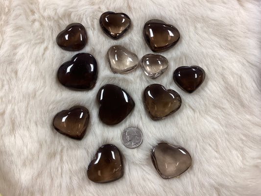 Smoky Quartz Heart