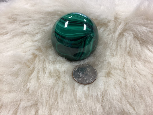 Malachite Sphere - XL