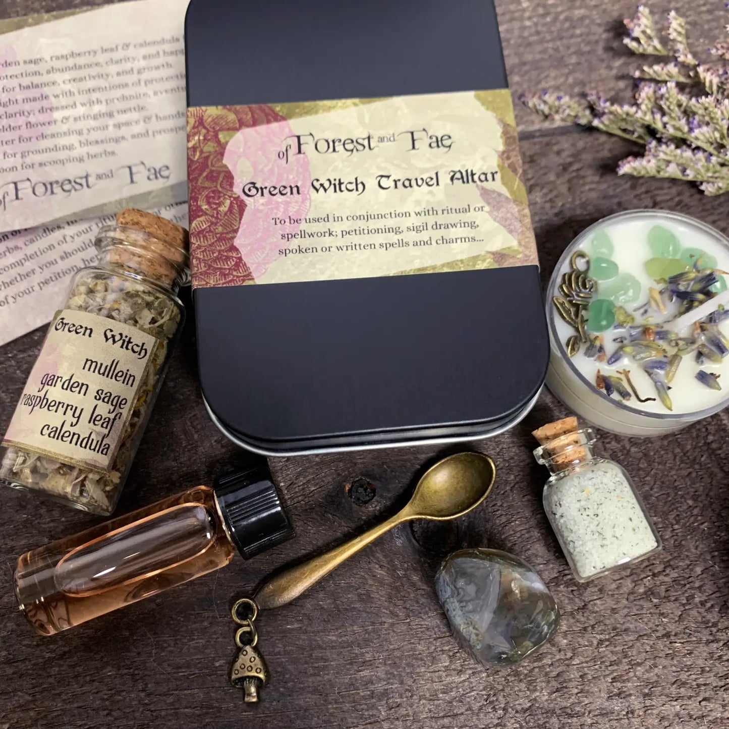Green Witch Travel Altar Kit