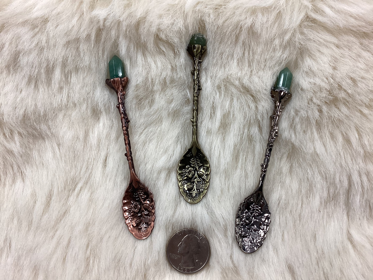Crystal Spoon - Aventurine