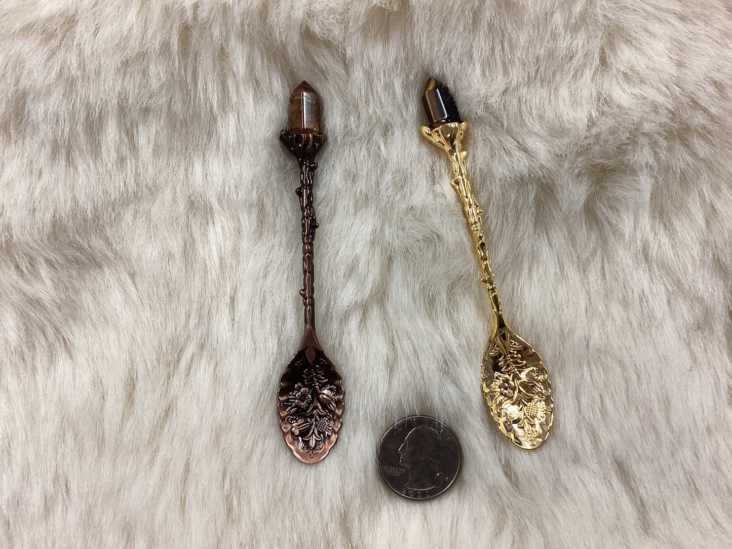 Crystal Spoon - Tiger’s Eye