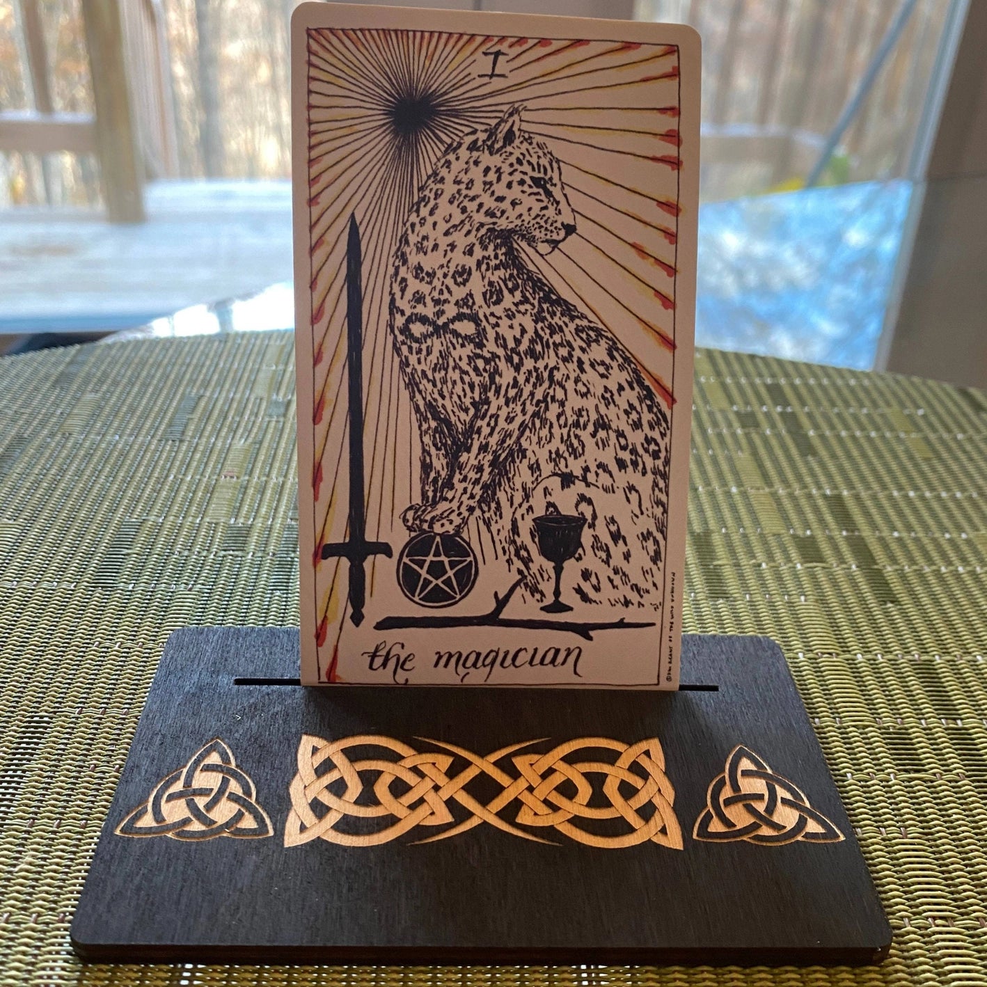 Celtic Tarot Card Holder #2 - single card