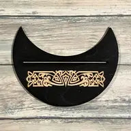 Celtic Tarot Card Holder #1 - single card moon shape