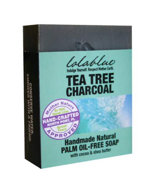 Lolablue Handmade Soap - Tea Tree Charcoal