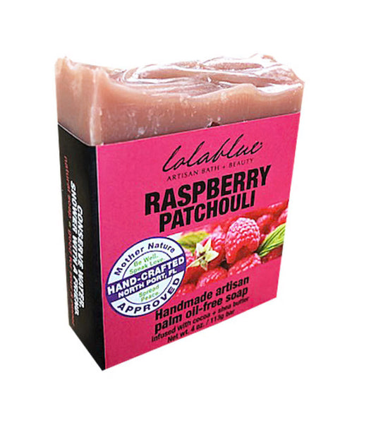 Lolablue Handmade Soap - Raspberry Patchouli