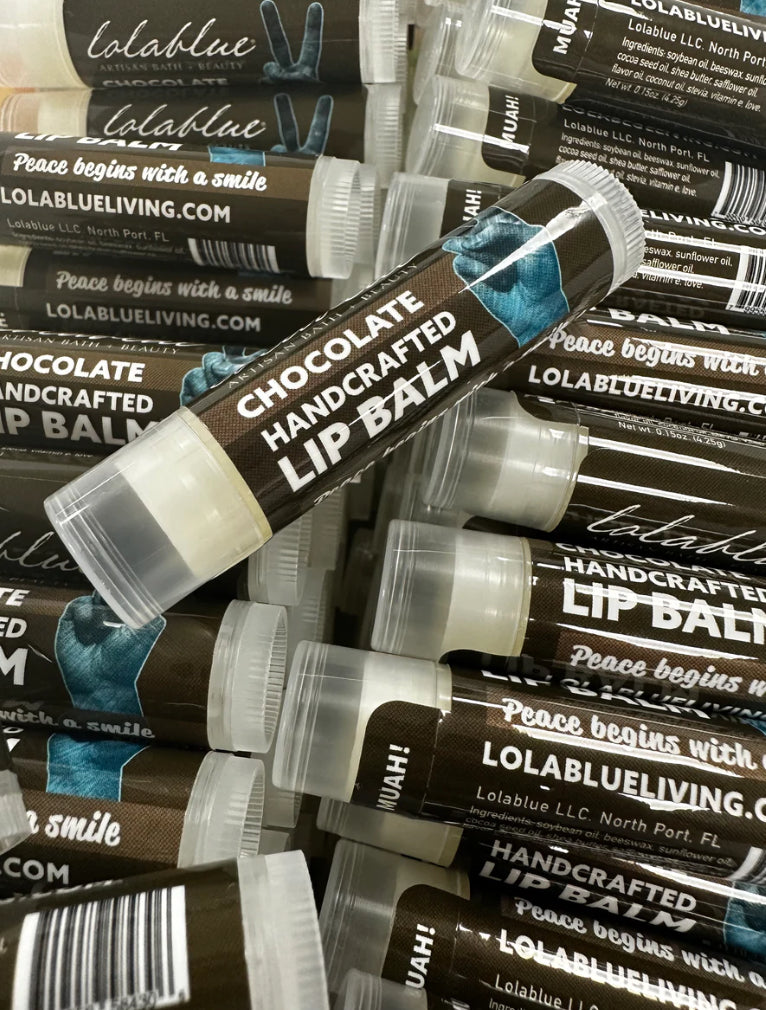 Lolablue Handcrafted Lip Balm - Chocolate