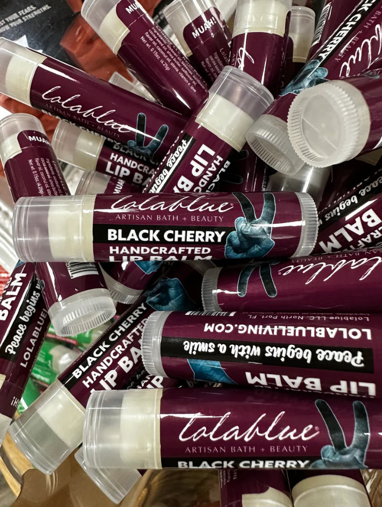 Lolablue Handcrafted Lip Balm - Black Cherry