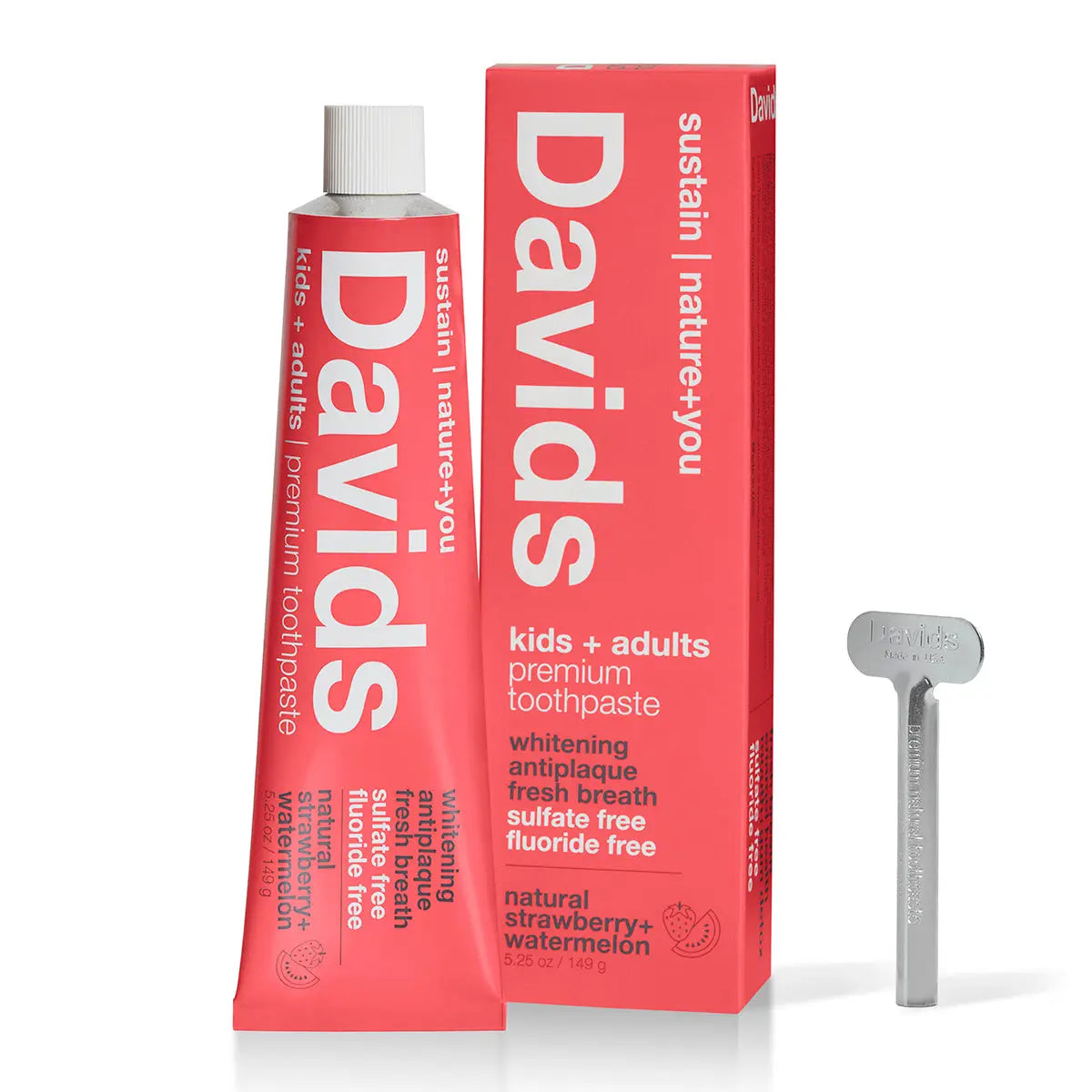 David’s Kids + Adult Toothpaste - Strawberry Watermelon