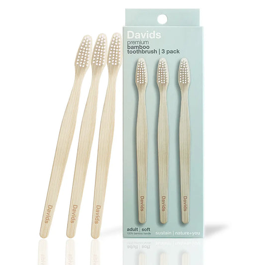 David’s Bamboo Toothbrush - 3 Pack