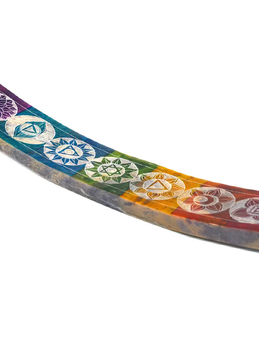 7 Chakra Stone Ashcatcher Burner