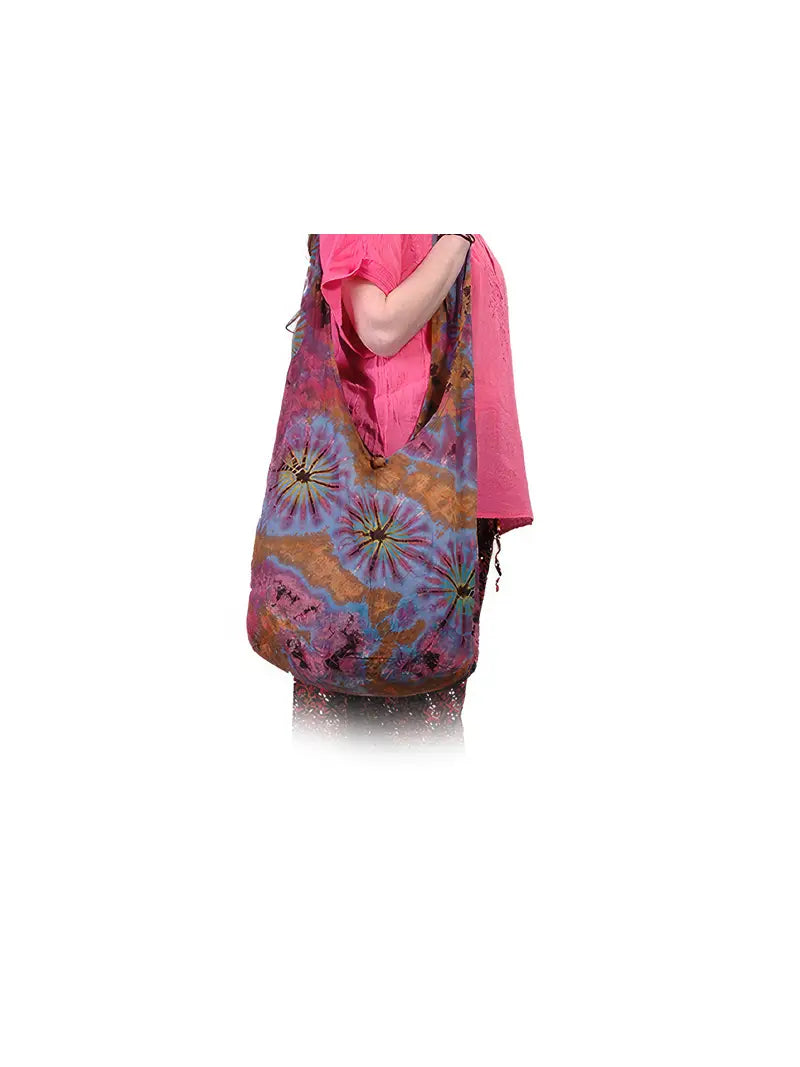 Tie Dye Cotton Peddler Bag - Medium