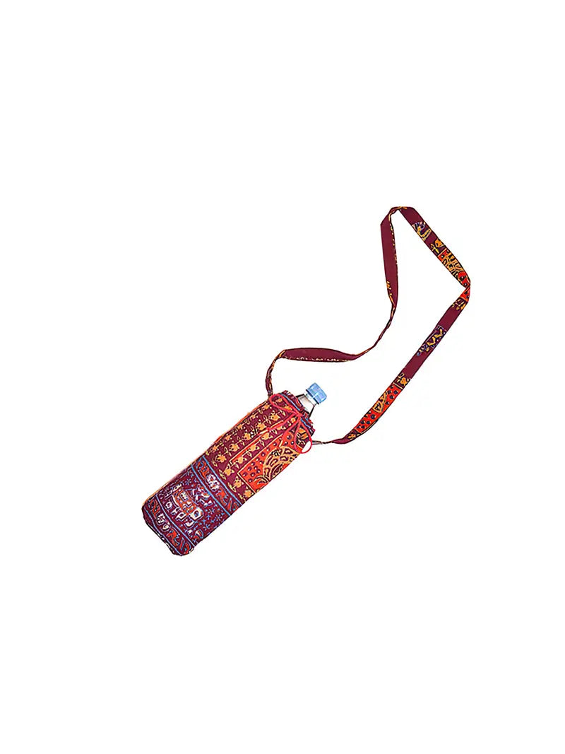 Farmland Festivities Cotton Napthal Water Bottle Tote Bag