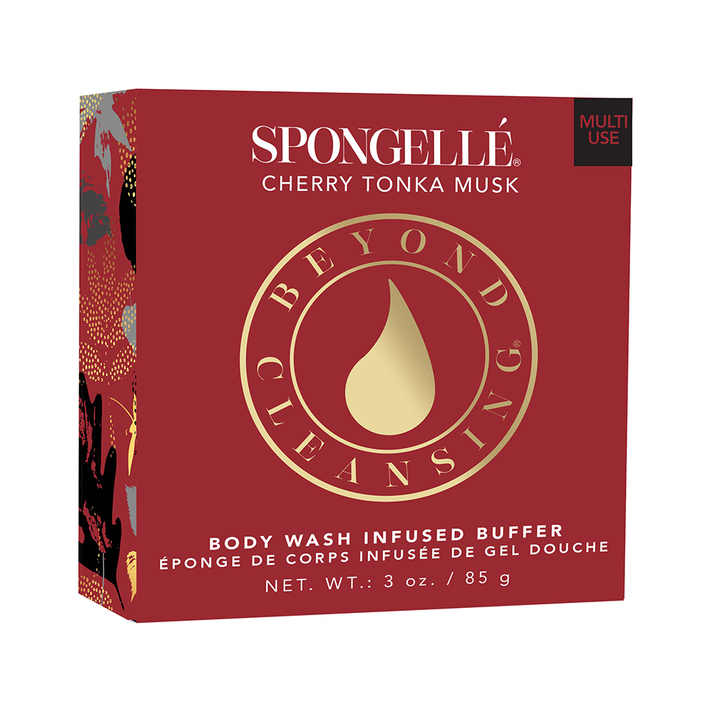 Spongelle Body Wash Infused Buffer - Cherry Tonka Musk