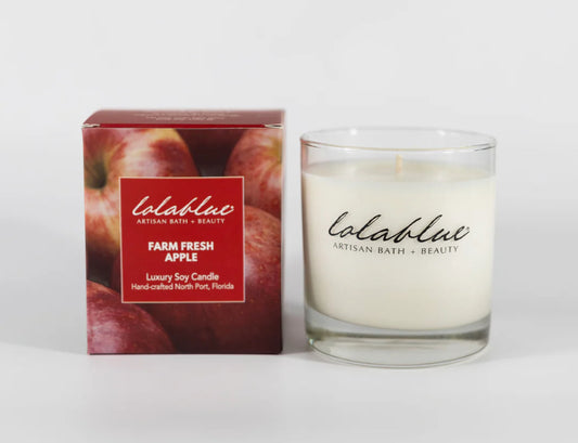 Lolablue Soy Candle - Farm Fresh Apple