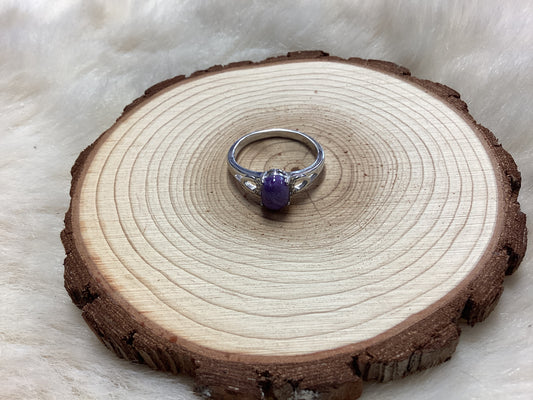 Charoite Rings