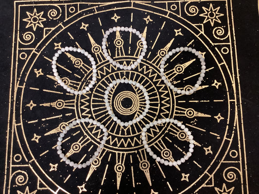 Elastic Bracelets - Rainbow Moonstone