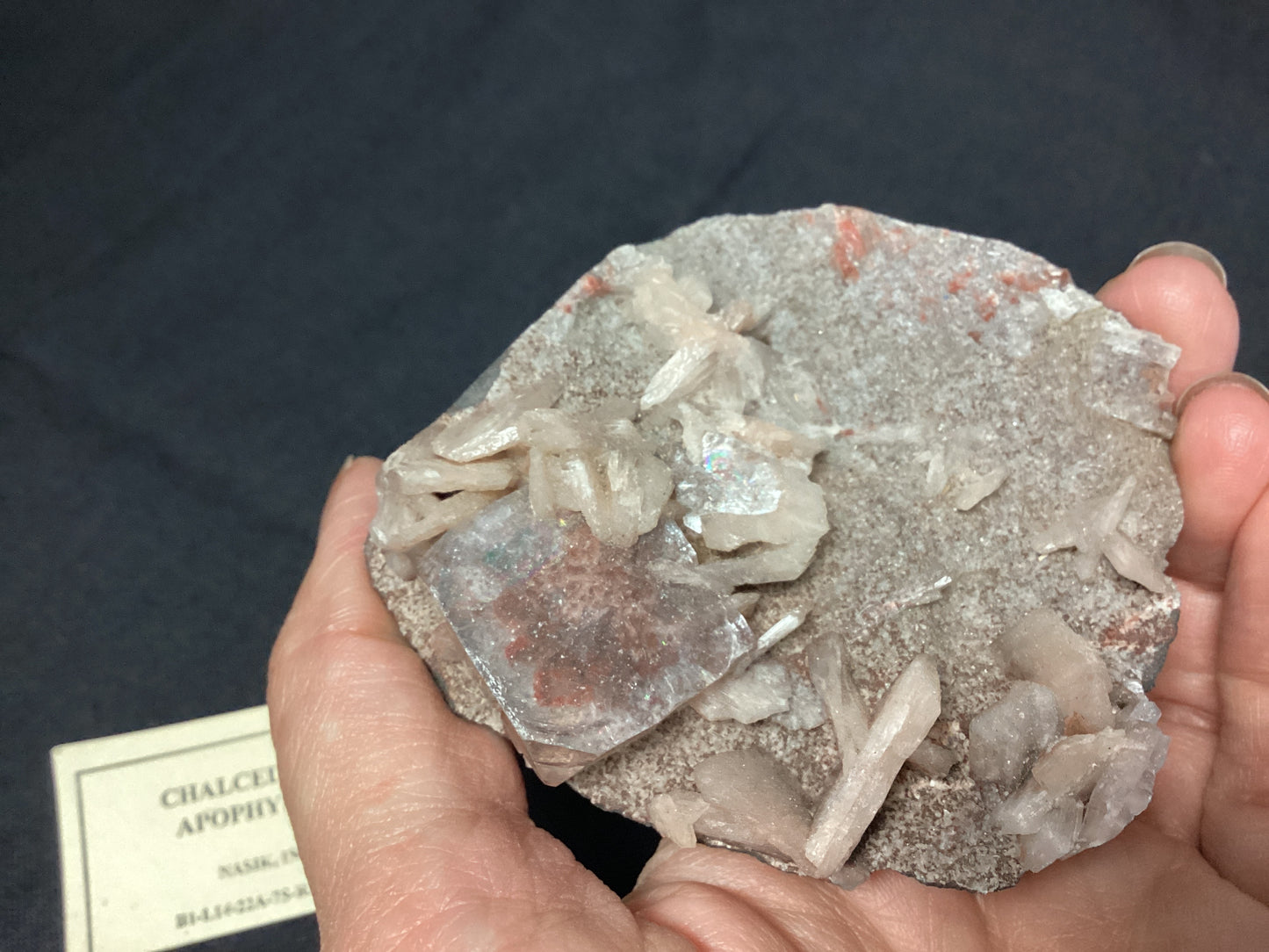 Apophyllite Chalcedony Natural Crystal
