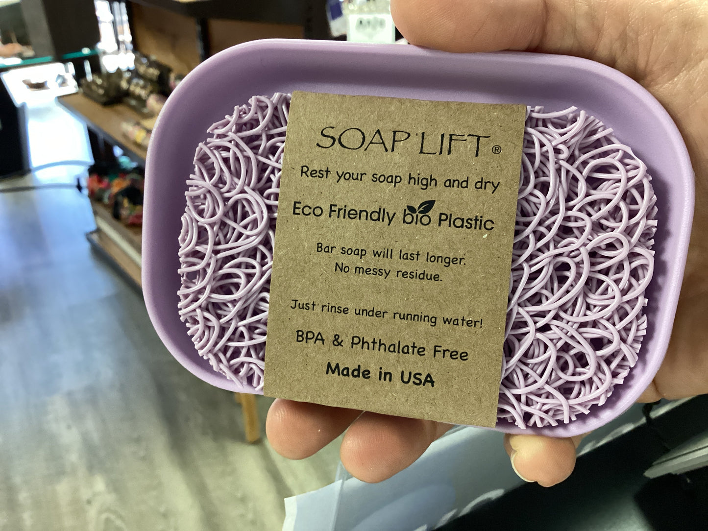 Soap Lift with Dish lavender