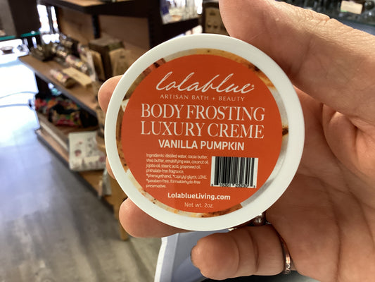 Lolablue Vanilla Pumpkin body frosting luxury creme