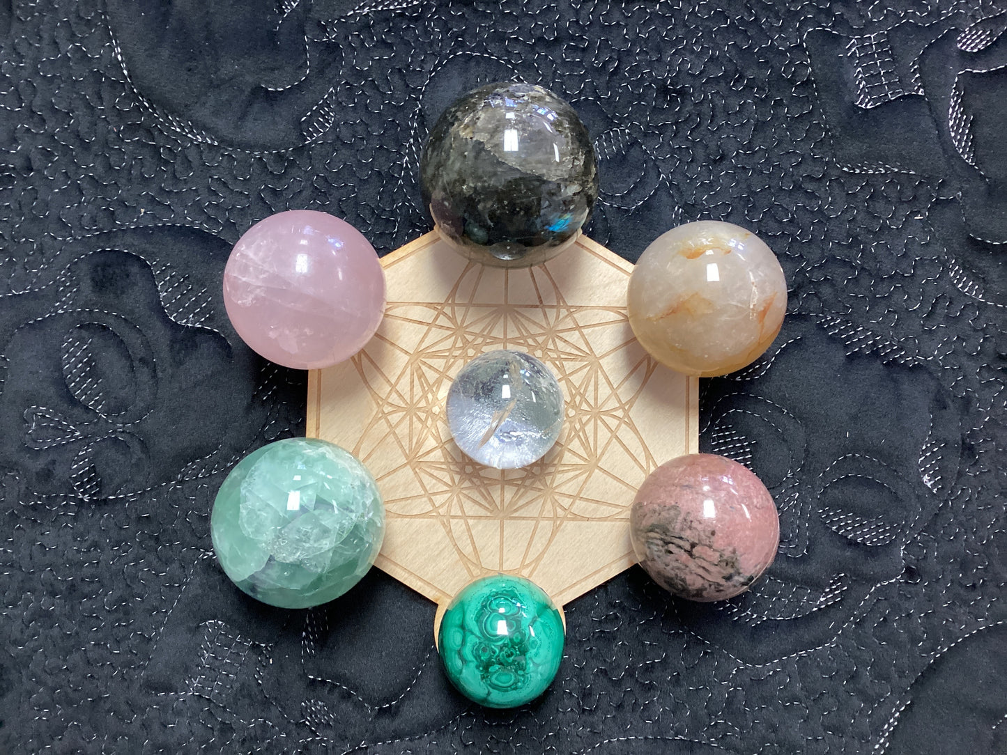Metatron cube multi sphere holder