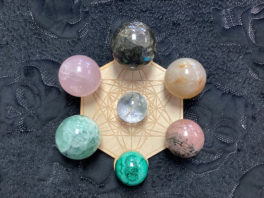 Metatron cube multi sphere holder