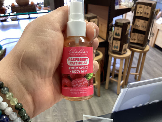 Lolablue Raspberry Patchouli Room Spray + Body Mist