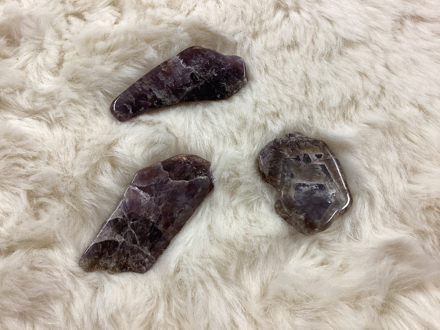 Amethyst Cacoxenite Flat Slabs