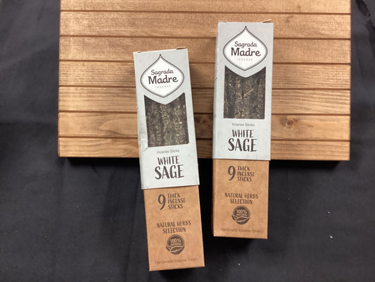 Flowers and herbs incense-white sage