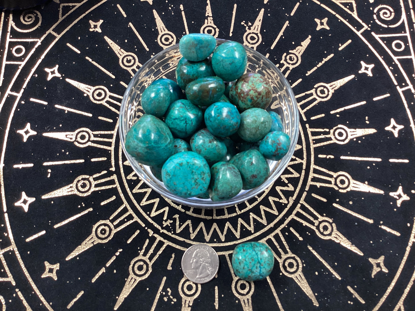 Tumbled Chrysocolla