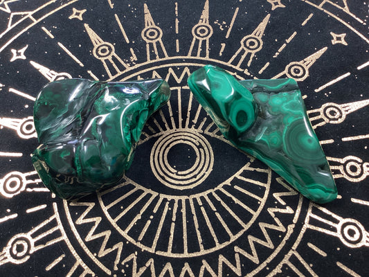 Malachite Free Form Slabs - Medium