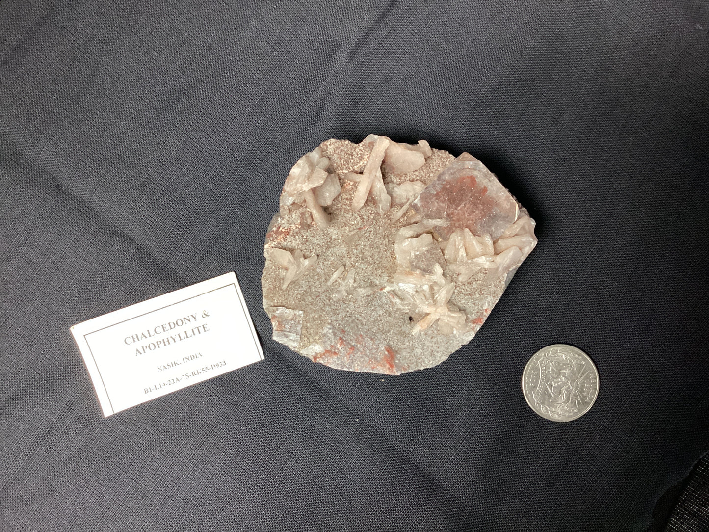 Apophyllite Chalcedony Natural Crystal