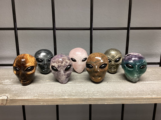 Crystal Alien Heads