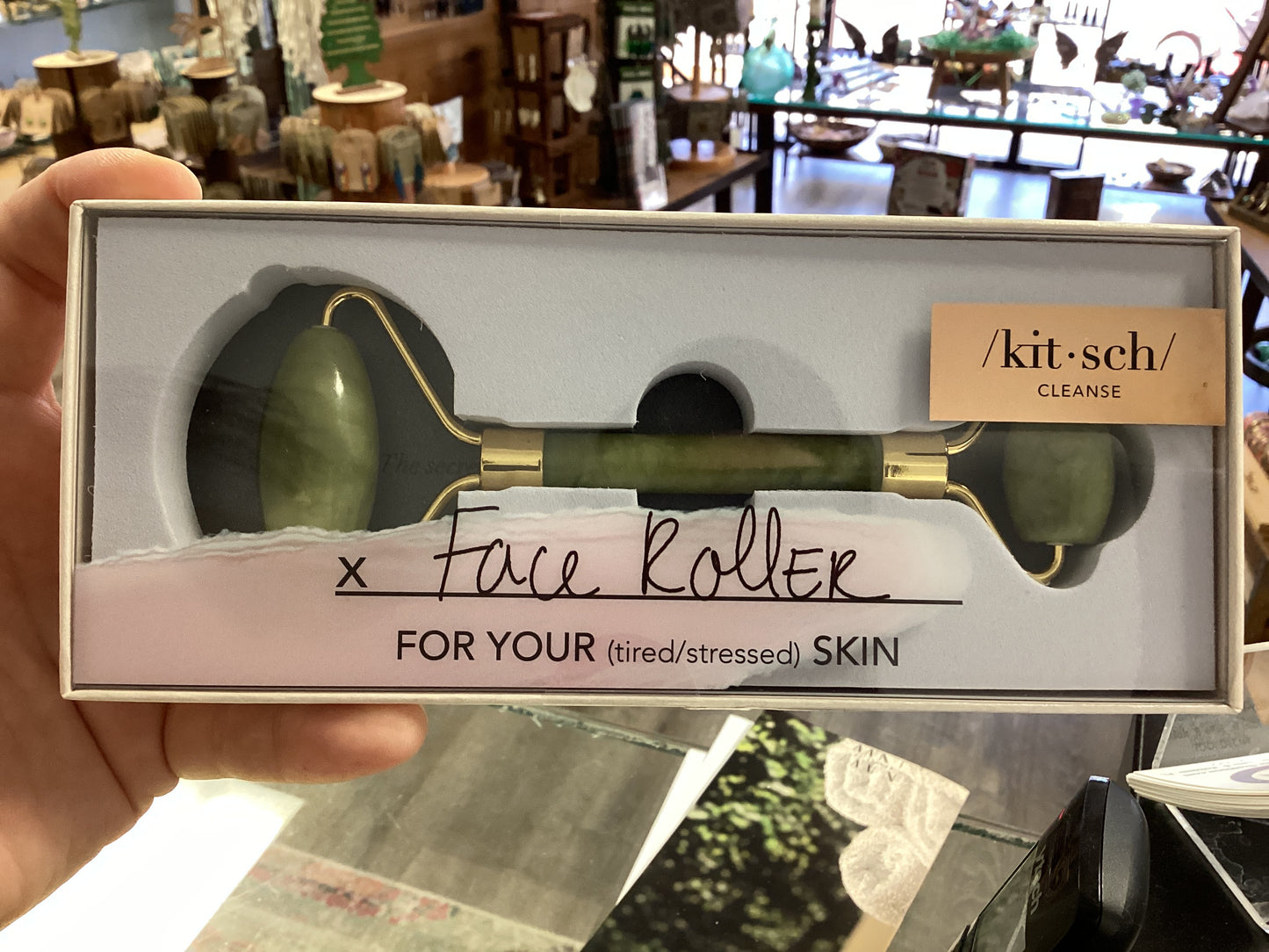 Kitsch Face Roller- Jade