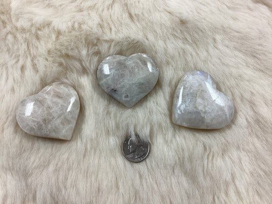 Moonstone Heart - Medium