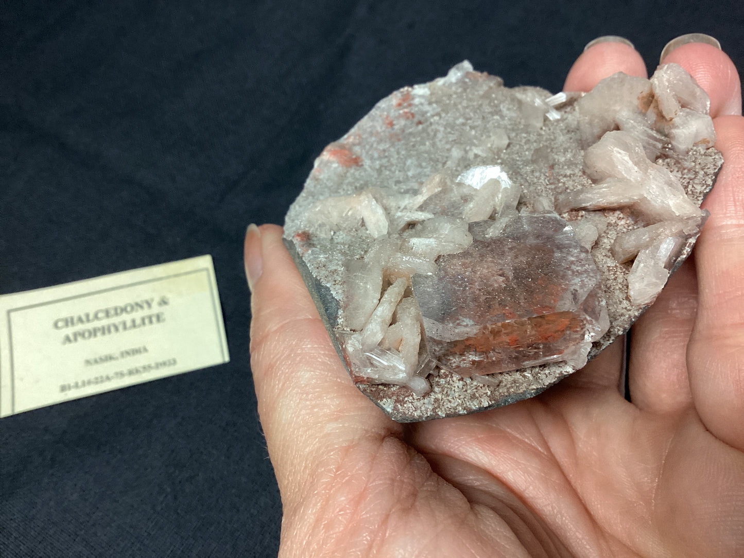 Apophyllite Chalcedony Natural Crystal