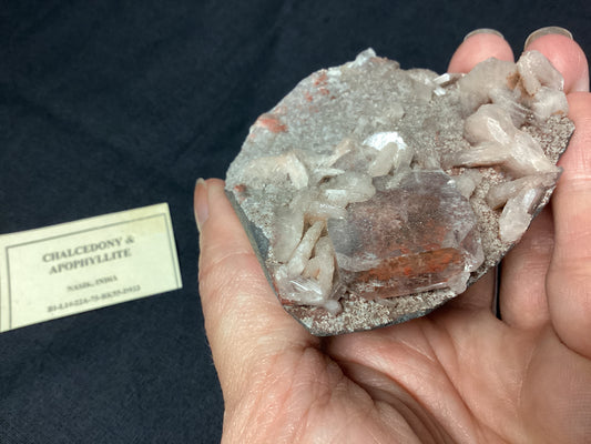 Apophyllite Chalcedony Natural Crystal