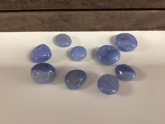 Tumbled Blue Chalcedony - Small