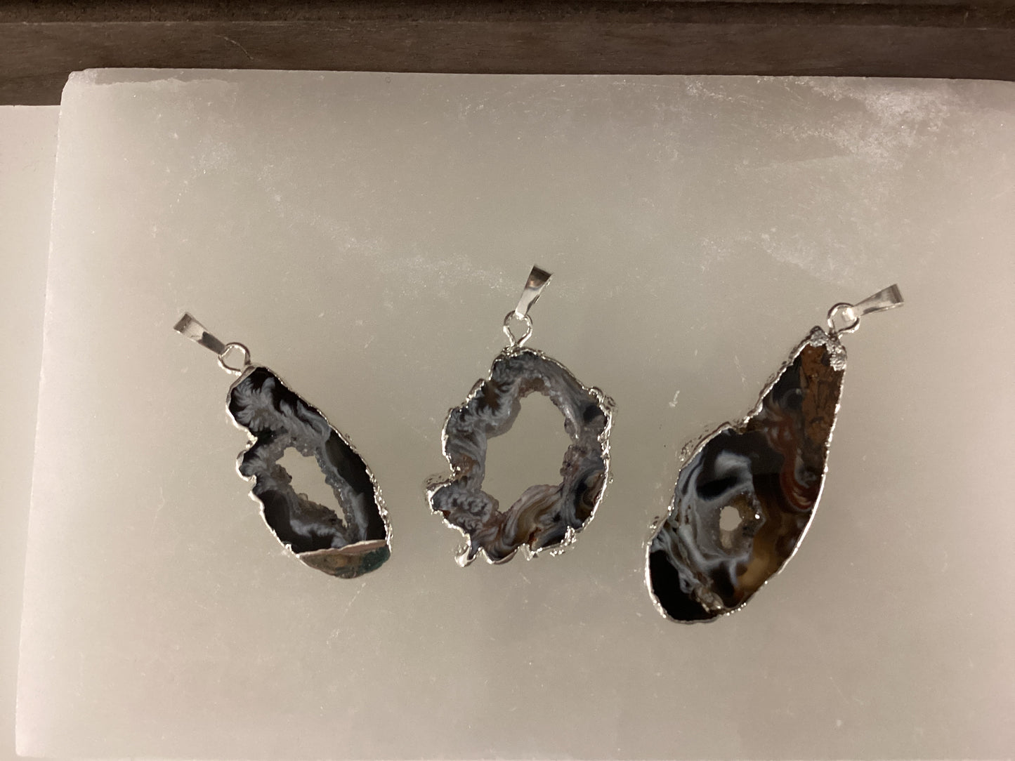 Druzy Agate Pendant - Large