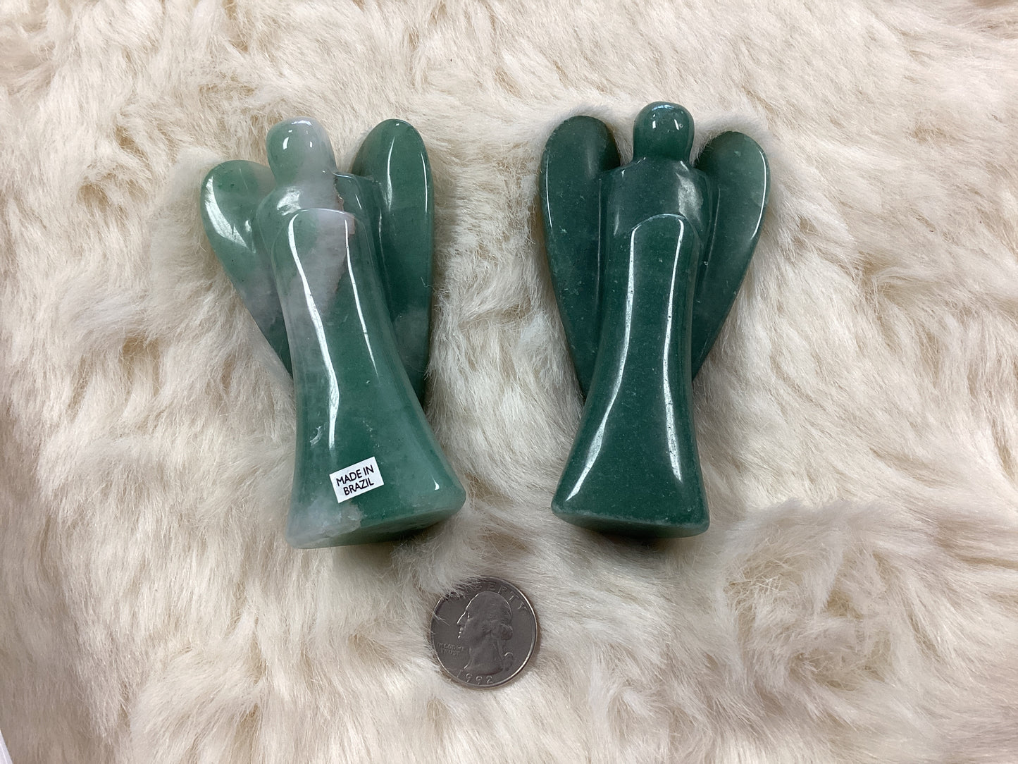 Green Aventurine Angels