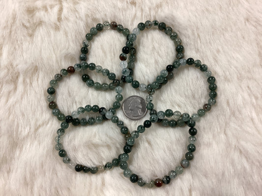 Elastic Bracelets - Garden Quartz Lodalite