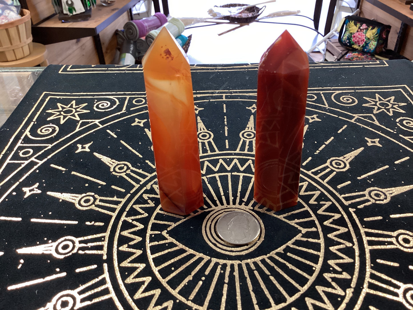 Carnelian Obelisk Tower Point - Large