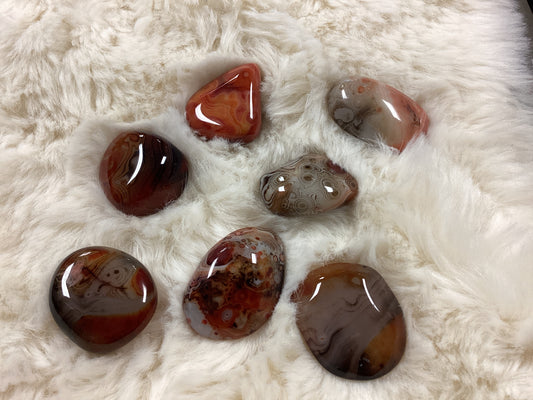 Sardonyx Palm Stones Crystals