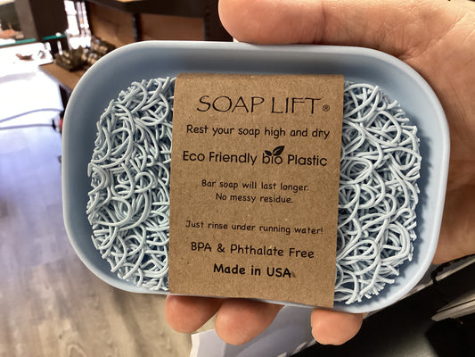 Soap Lift with Dish seaside blue