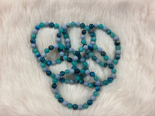 Elastic Bracelets - Throat Chakra